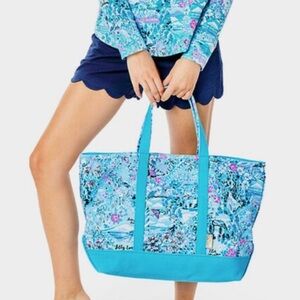 Lilly Pulitzer Mercato Tote Lilly Loves North Carolina